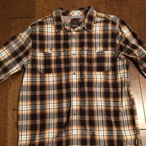Prana Long Sleeve Button Up - LARGE